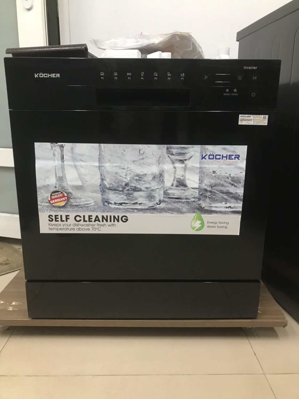 Máy rửa bát Kocher KDEU8838 BL