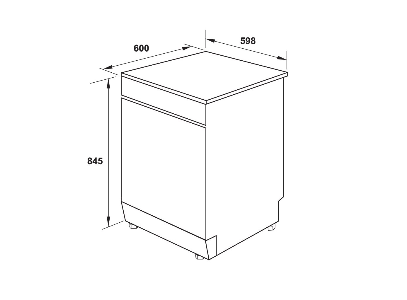Máy rửa chén độc lập Hafele HDW-F60G 535.29.590