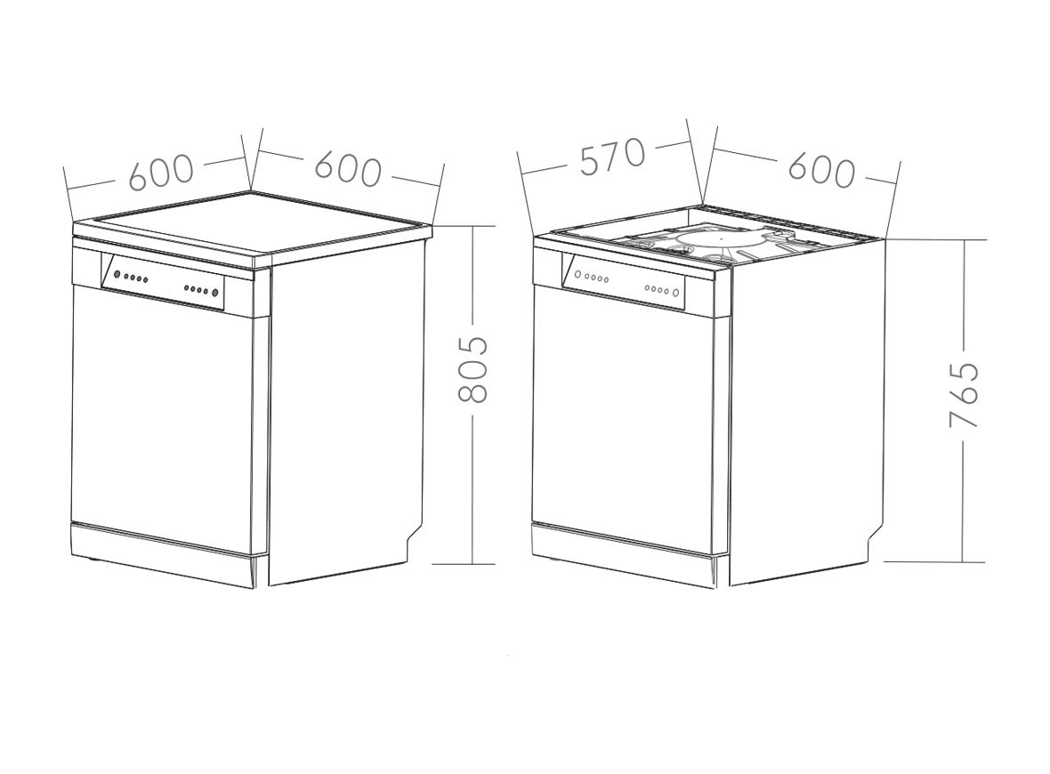 Máy rửa bát Canzy CZ DWS128C16I