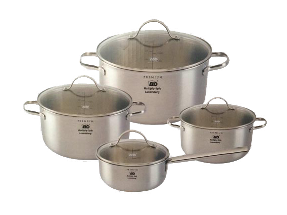 Bộ nồi inox 4 chiếc ELo Luxembourg