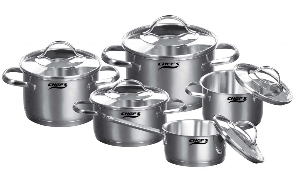 Bộ nồi 5 chiếc Chefs CW5304