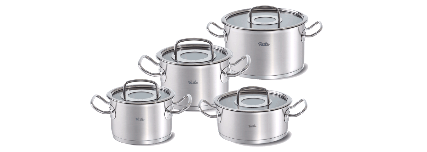 Bộ nồi 4 món Fissler Original Pro (nắp kính)