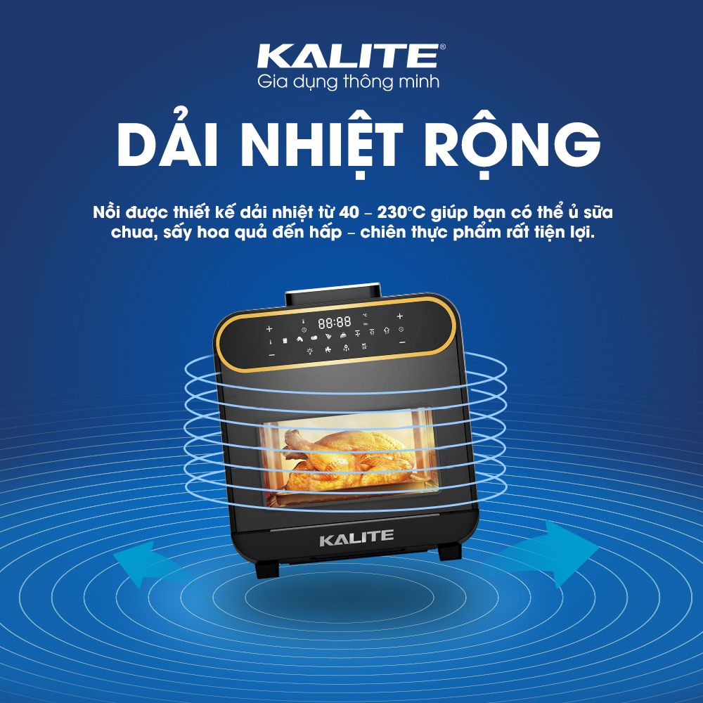 Nồi chiên hơi nước KALITE STEAM PRO