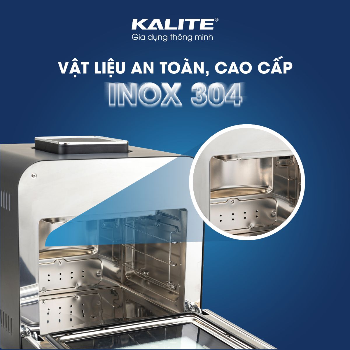 Nồi chiên hơi nước KALITE STEAM STAR