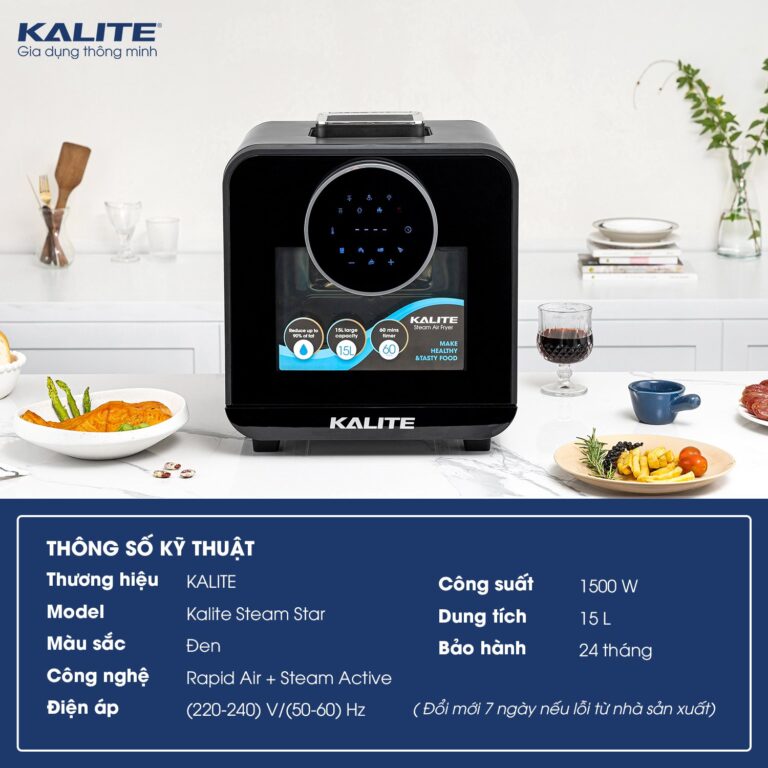 Nồi chiên hơi nước KALITE STEAM STAR