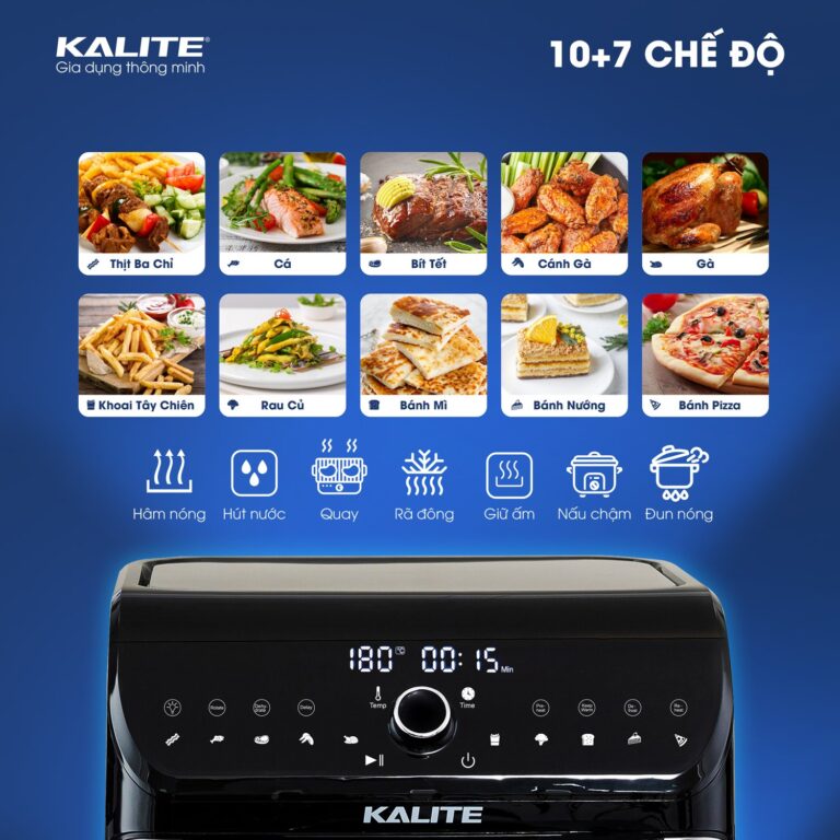Nồi chiên không dầu KALITE KL-1200