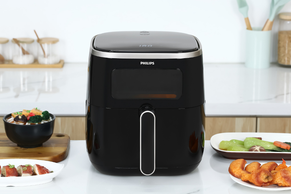 Nồi chiên không dầu Philips HD9257/80 5.6 lít - Công nghệ, nhiệt độ, thời gian Nồi chiên không dầu Philips HD9257/80 5.6 lít - Công nghệ, nhiệt độ, thời gian