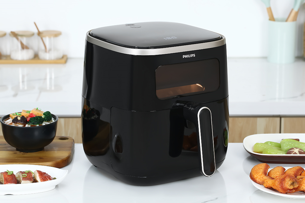 Nồi chiên không dầu Philips HD9257/80 5.6 lít - Dung tích, công suất Nồi chiên không dầu Philips HD9257/80 5.6 lít - Dung tích, công suất