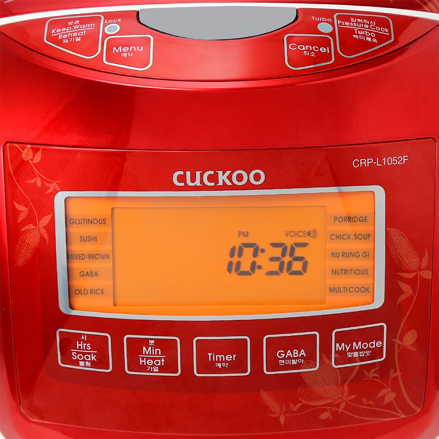 Nồi cơm điện tử áp suất Cuckoo CRP-L1052F