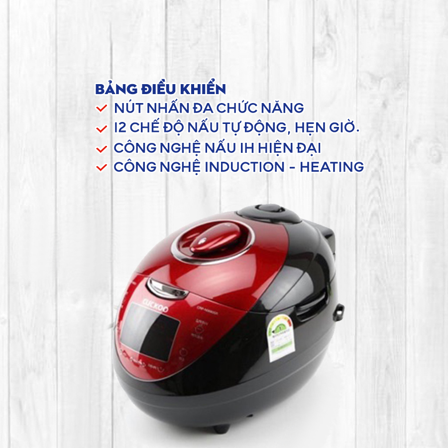 Nồi cơm điện cao tần Cuckoo CRP-HUF1080SE