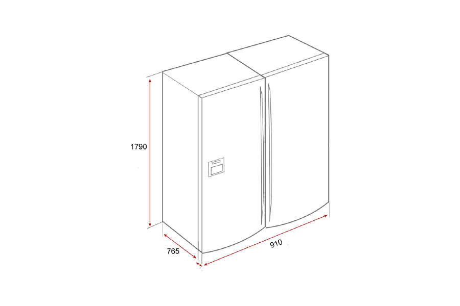Tủ lạnh side by side Teka NFD 650
