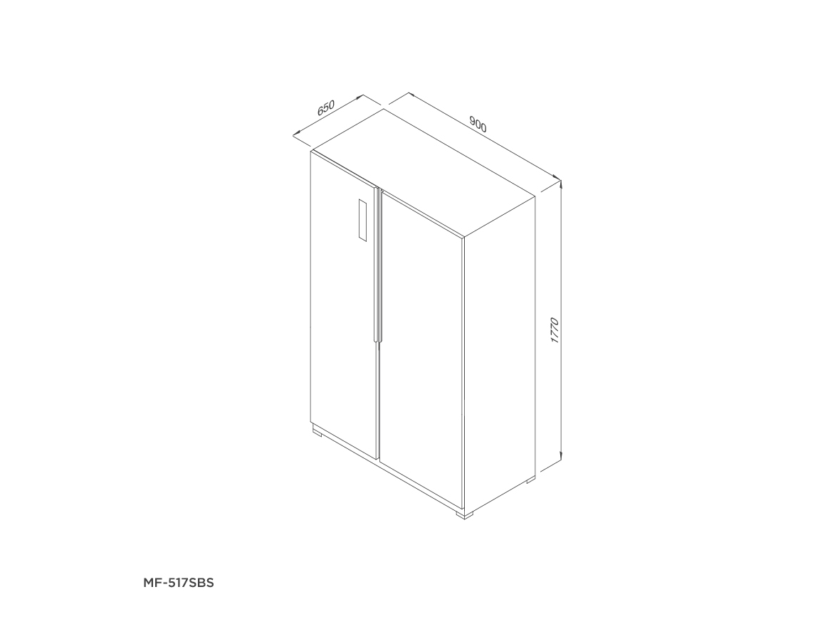 Tủ Lạnh Malloca MF-517SBS